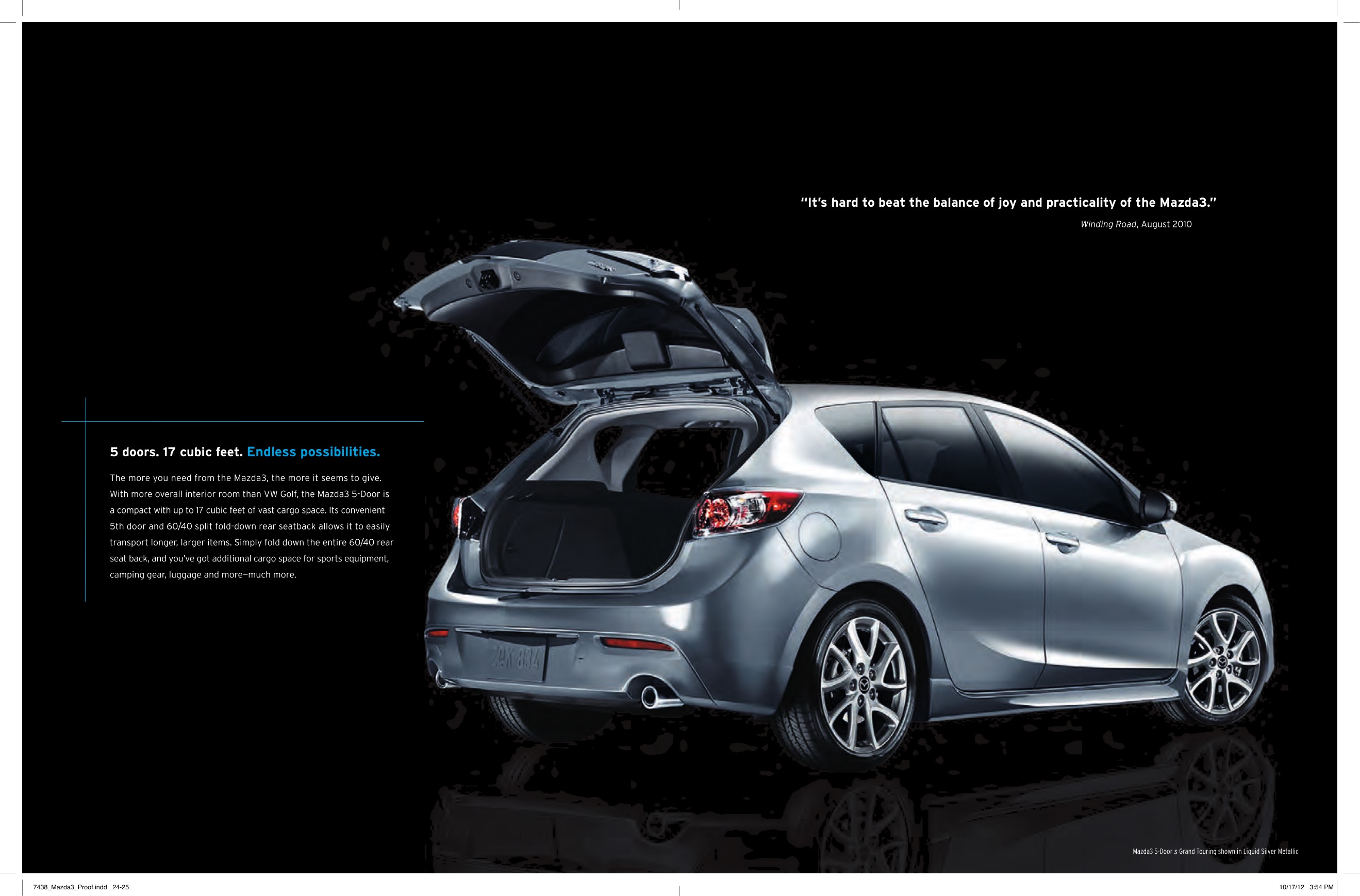 2013 Mazda 3 Brochure Page 3